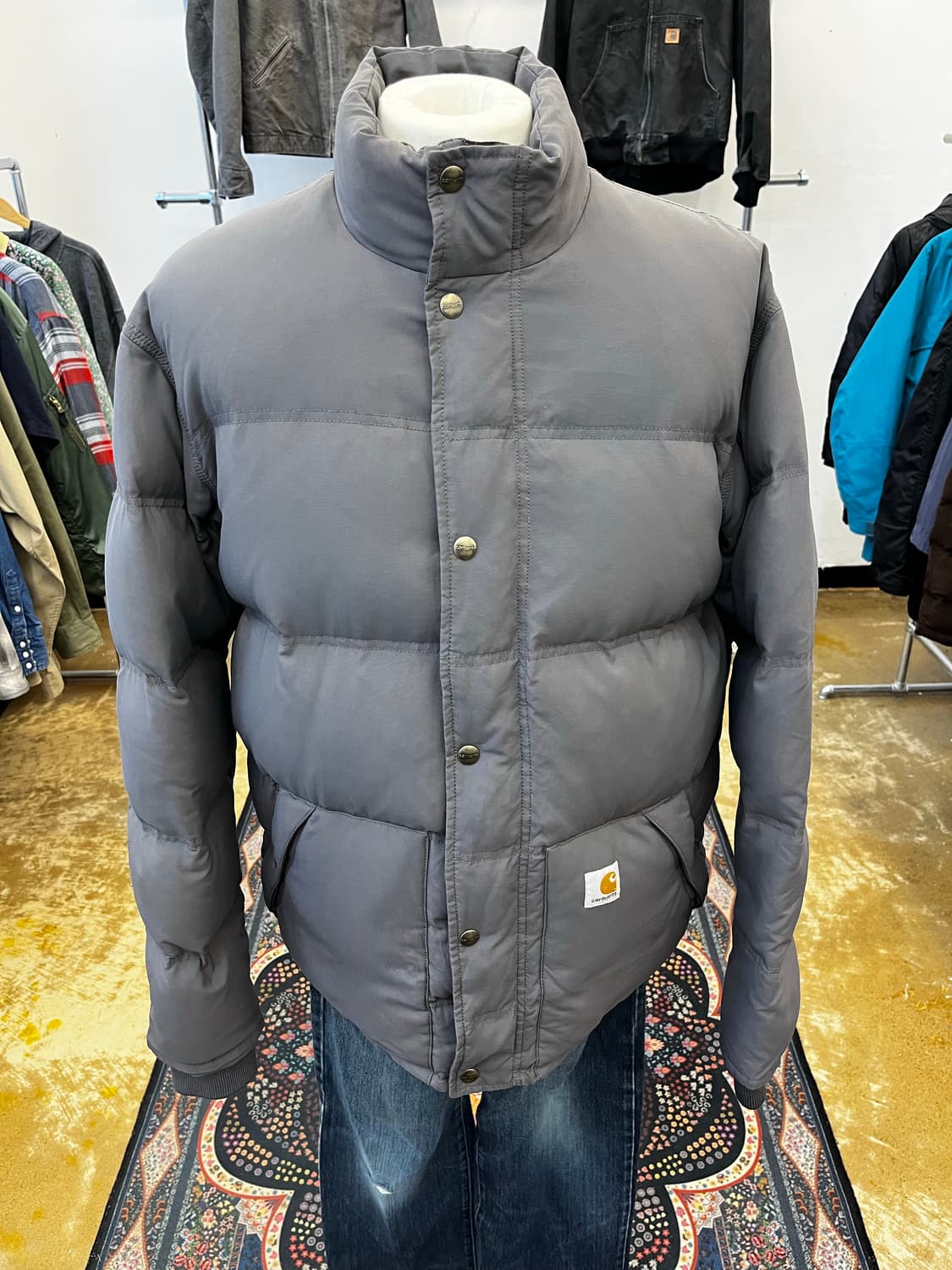 칼하트 칼카스카 다운 푸퍼 자켓 그레이 상품이미지3