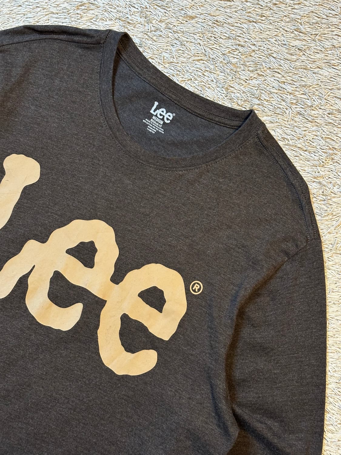 리 LEE 빅 트위치 로고 롱슬리브 긴팔 브라운 상품이미지2