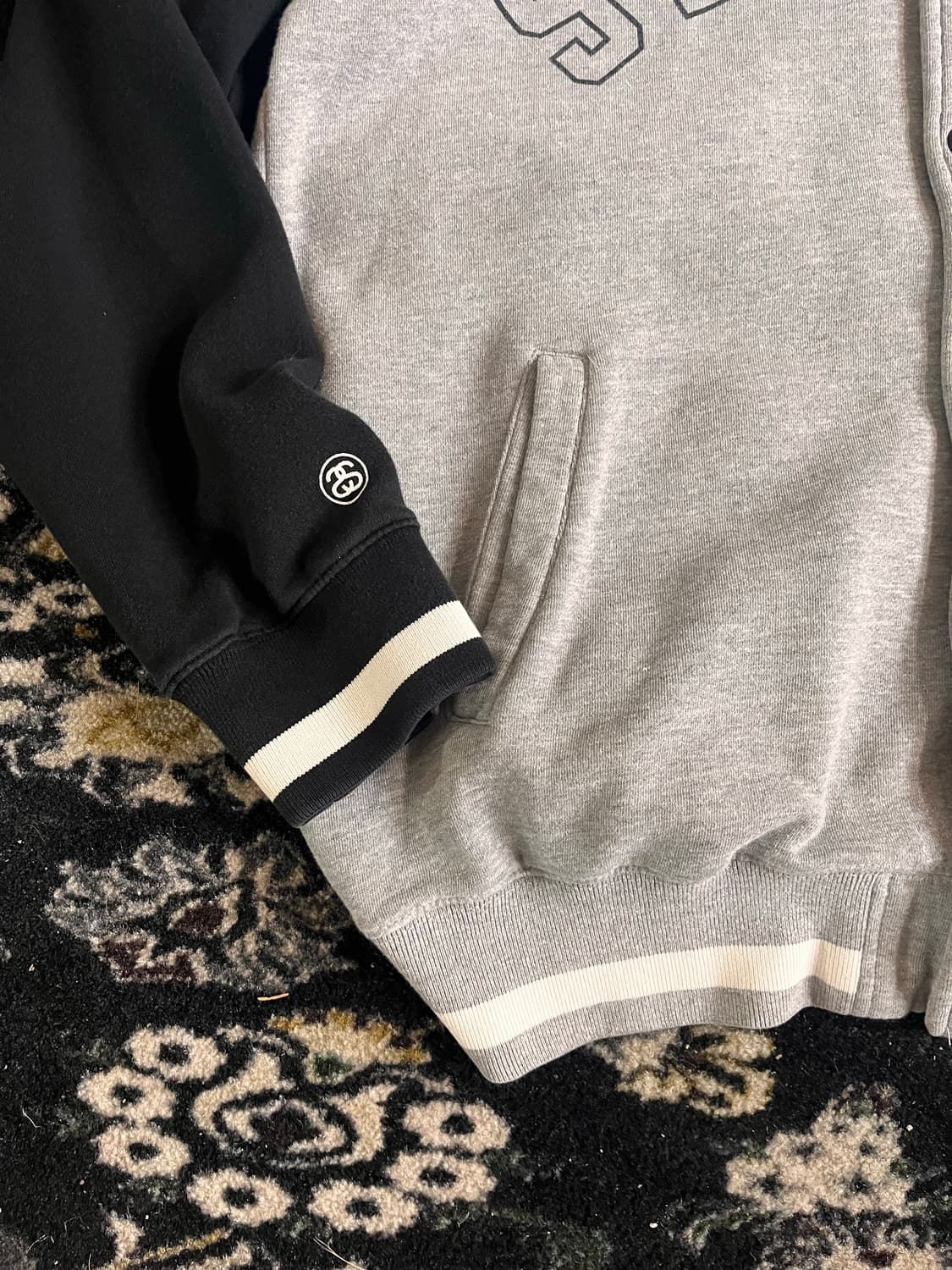 00s usa Stussy 올드 스투시 버튼업 후디 상품이미지4