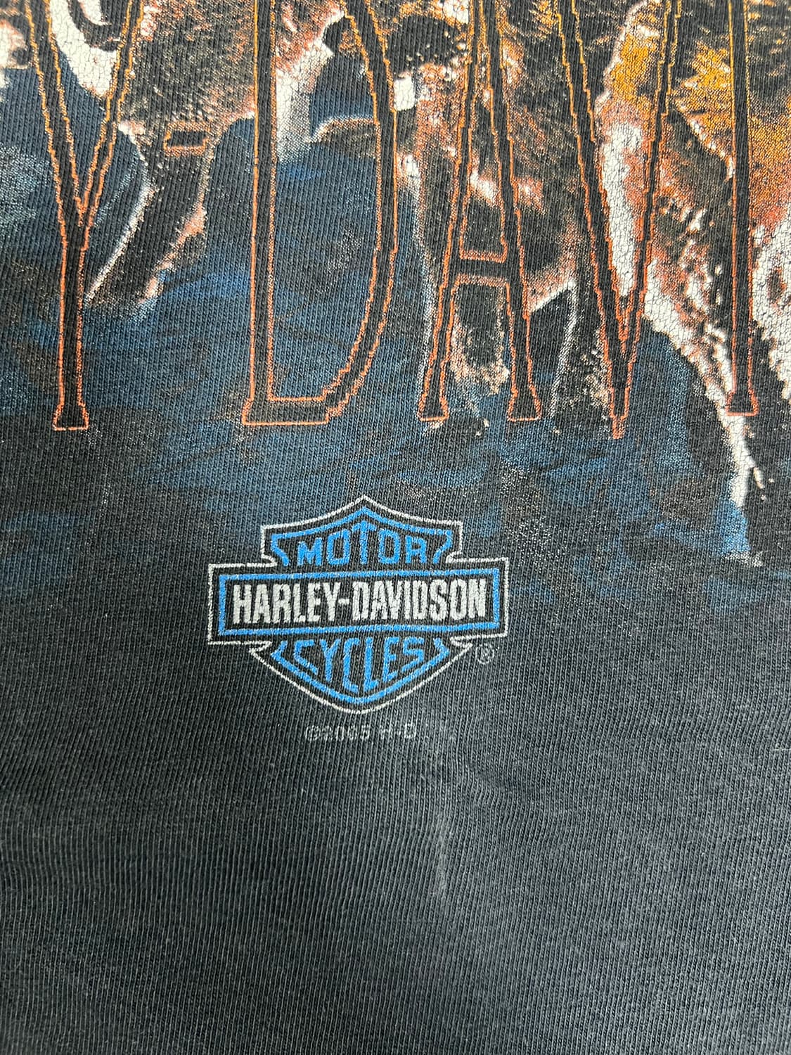 00s harley davidson t shirt xl 상품이미지3