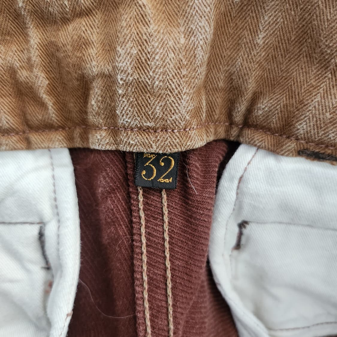 프리휠러스 에비에이터 트라우져 32 레드 브라운 상품이미지3