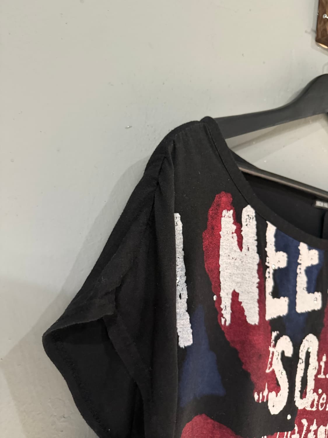 UK flag & lettering detail top 상품이미지7
