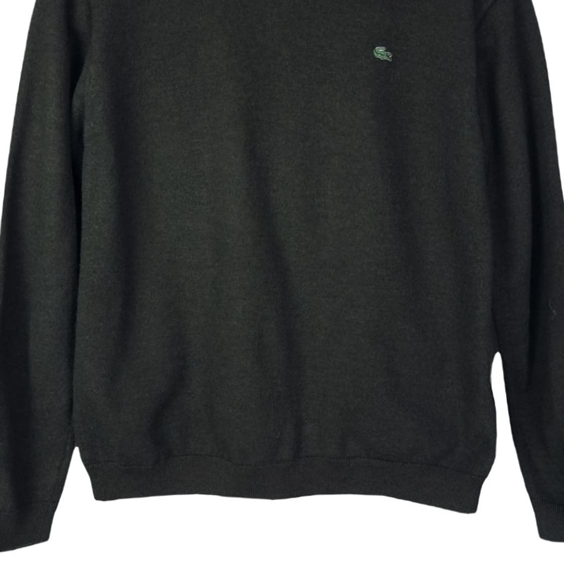 [라코스테] 로고 패치 울 목폴라 터틀낵 니트 브라운 M18110 상품이미지5