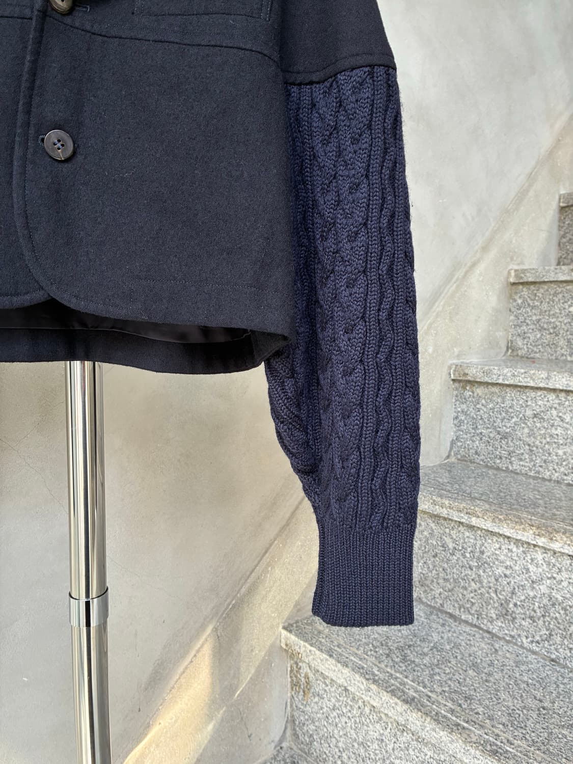 꼼데가르송 트리콧 니트 자켓 상품이미지3