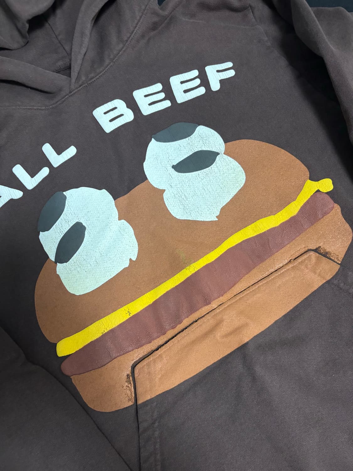 cpfm x 맥도날드 올 비프 후드티 s 상품이미지3