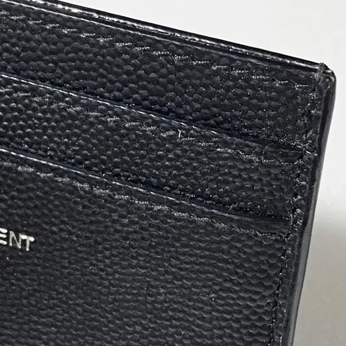 [정품] 생로랑 캐비어 소가죽 카드지갑 상품이미지3