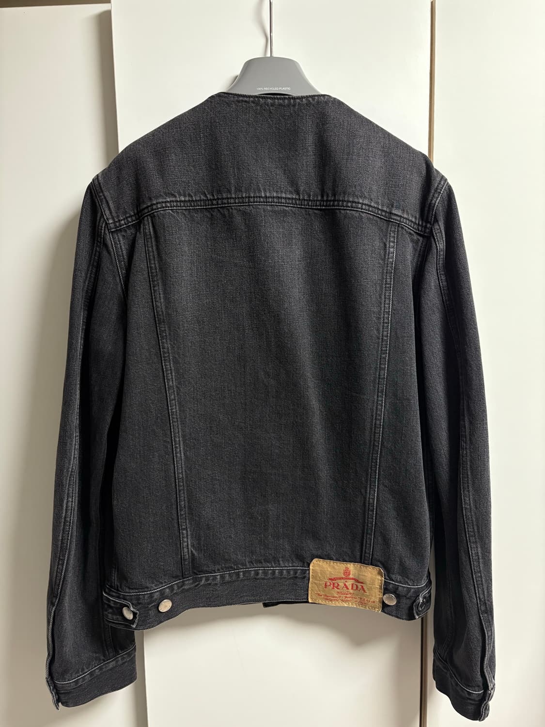 Prada 프라다 흑청 데님 자켓 M 상품이미지2
