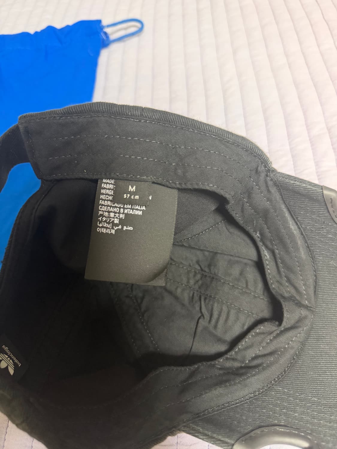 발렌시아가x아디다스 캡 모자 블랙 m 상품이미지3