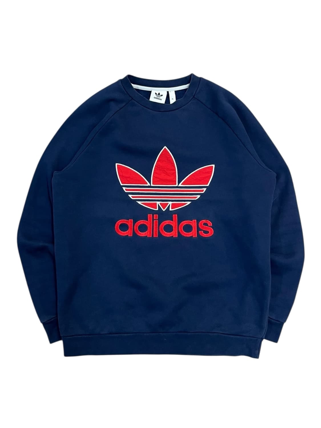 아디다스 기모 맨투맨 네이비 XL #csz2572  상품이미지3