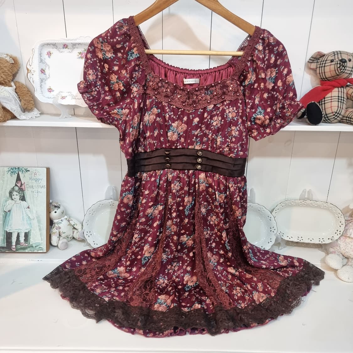 axes femme 액시즈팜 플라워 레이스 원피스 상품이미지1