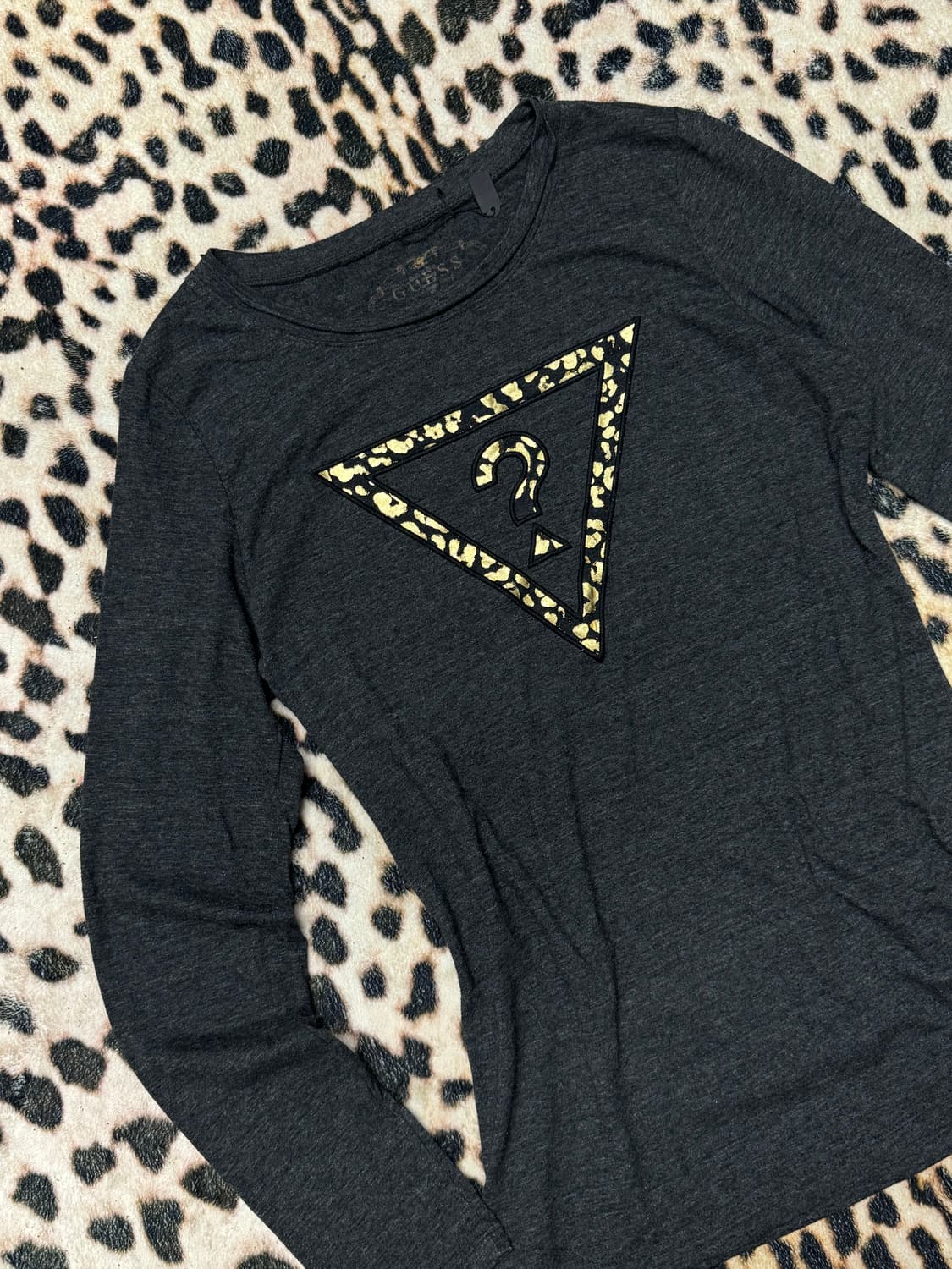 Gold leopard logo top 상품이미지2