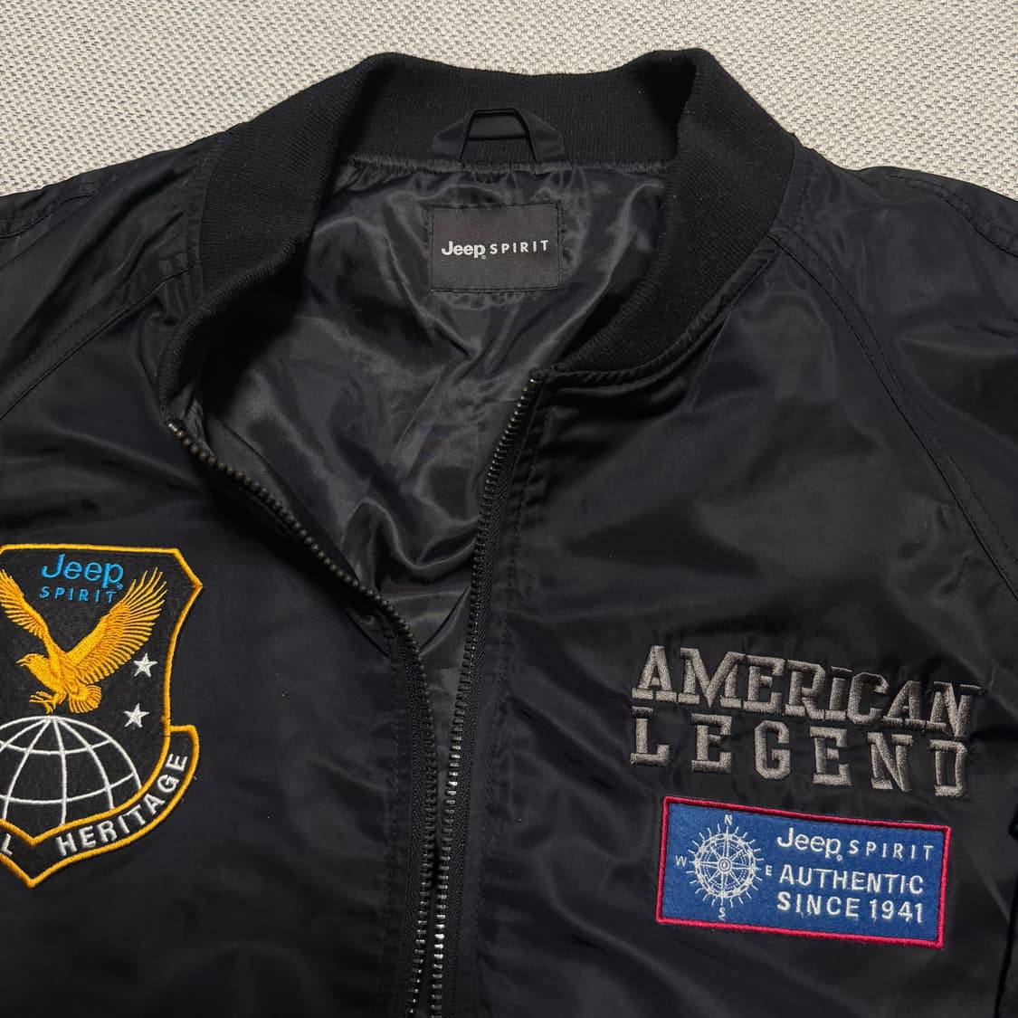 Jeep Spirit 지프 이글 패치 ma-1 자켓 상품이미지3