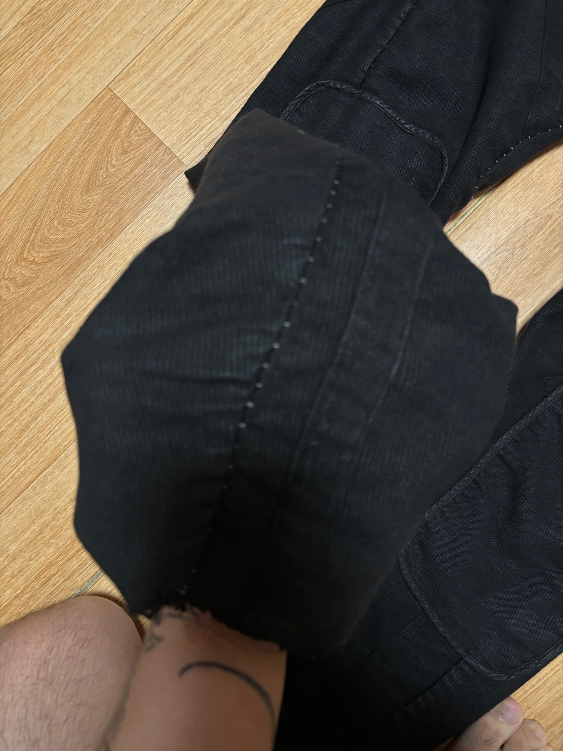 Masnada 수소봉제 왁스 팬츠 상품이미지7