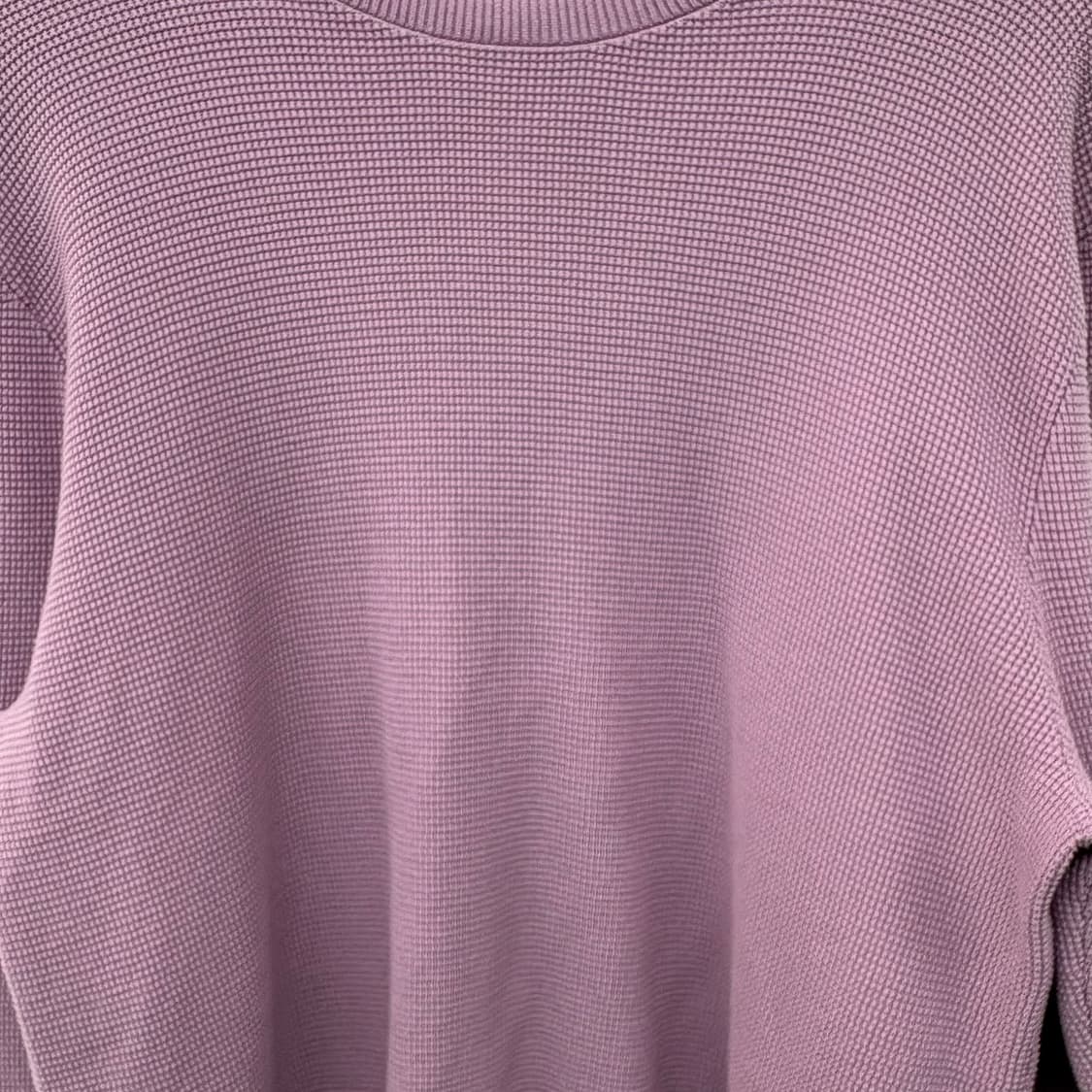 COS 코스 퍼플 와플 니트 스웨터 L 상품이미지2