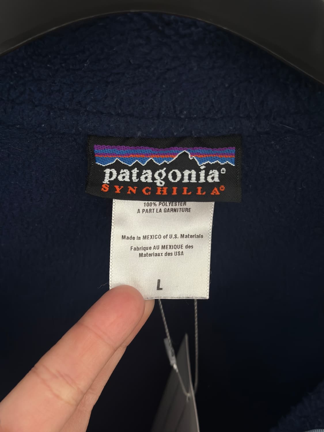 파타고니아 00s 네이비 신칠라 마수피얼 플리스  상품이미지7