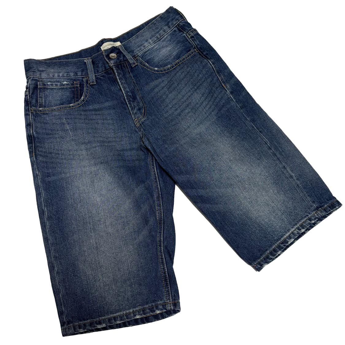 백넘버(BACK NUMBER) 아카이브 워싱 데님 하프 팬츠 상품이미지1