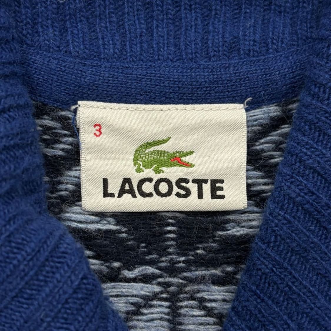 라코스테 울블렌드 숄카라 니트 v2128 상품이미지6