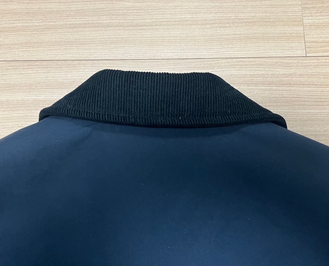 [M] 콜한 코듀로이카라 헌팅 패딩 자켓 네이비 상품이미지9