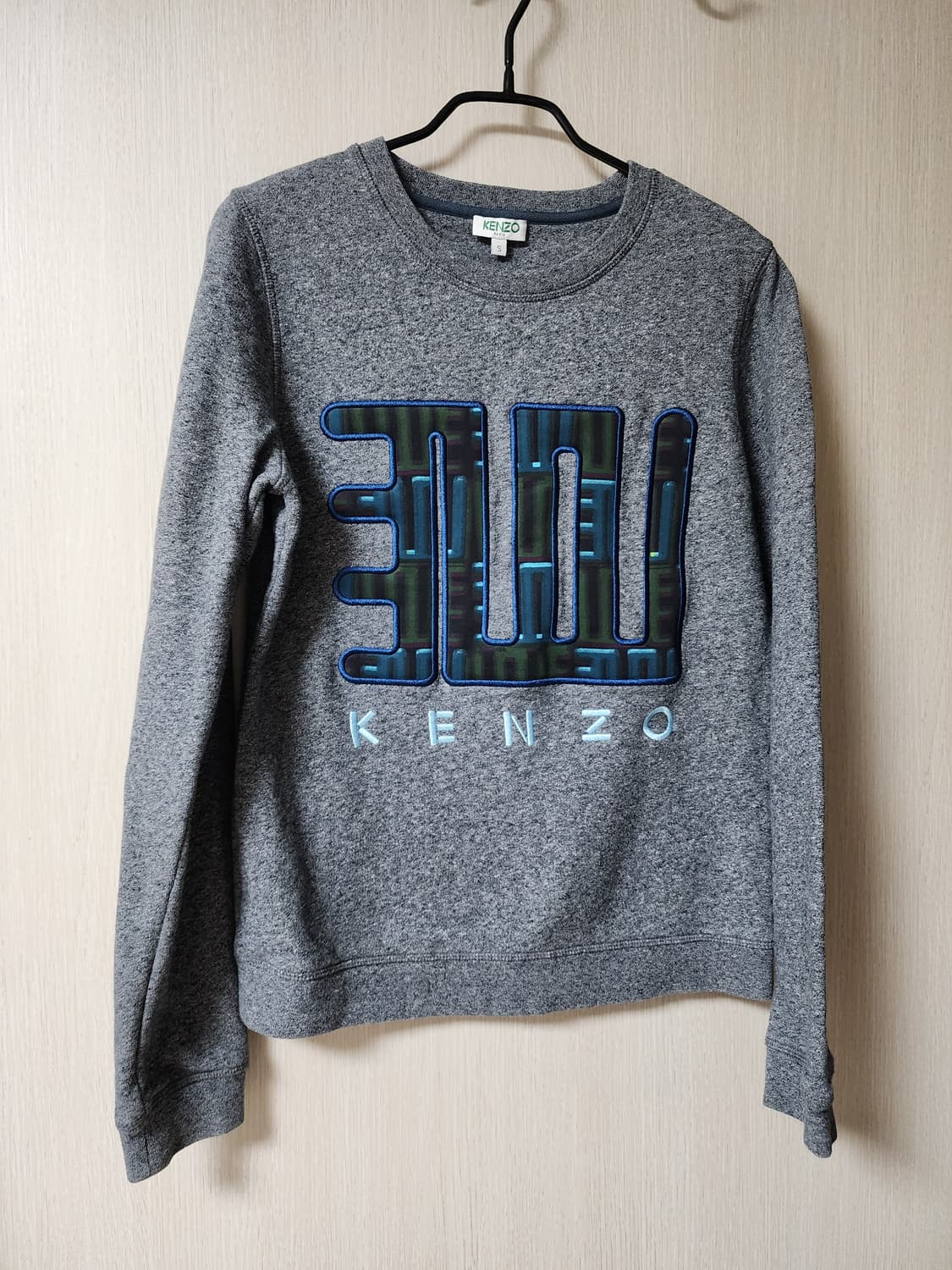 (정품) KENZO 겐조 그레이  러브 맨투맨 티셔츠 S 여성 상품이미지1