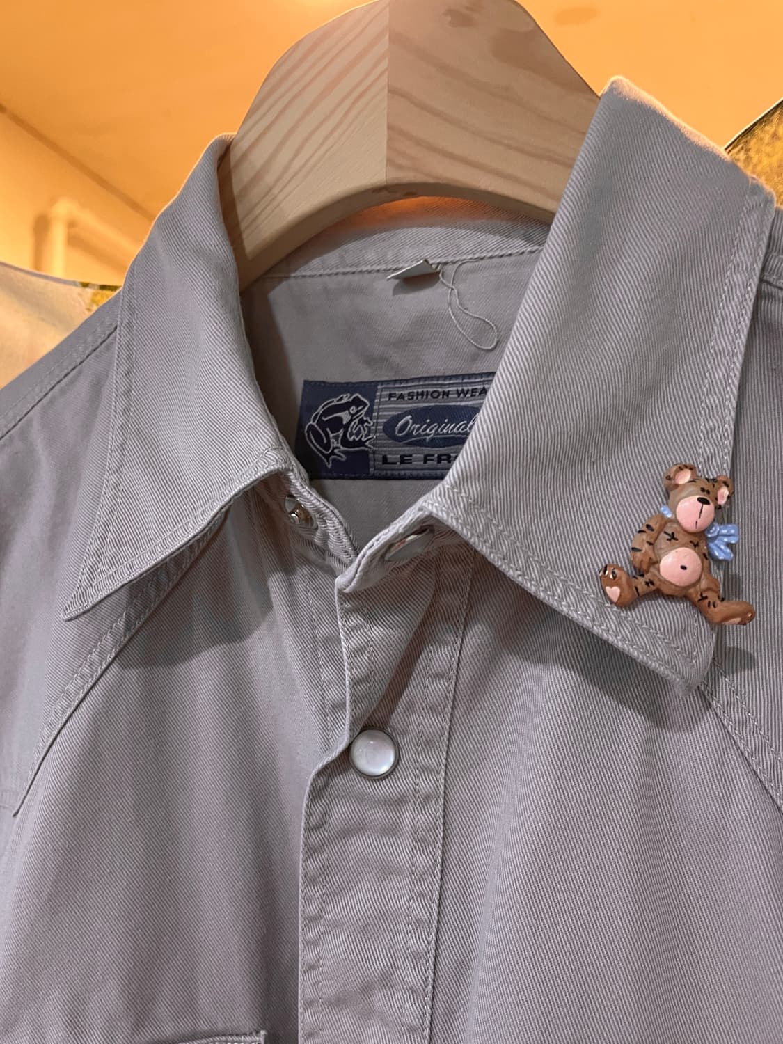 VTG 진베이지 웨스턴셔츠 상품이미지3