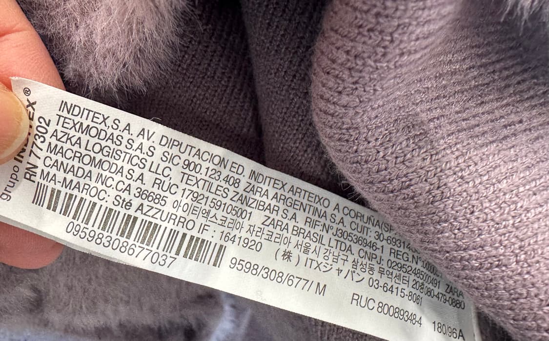 zara 자라 비스코스 앙고라 니트 상품이미지6