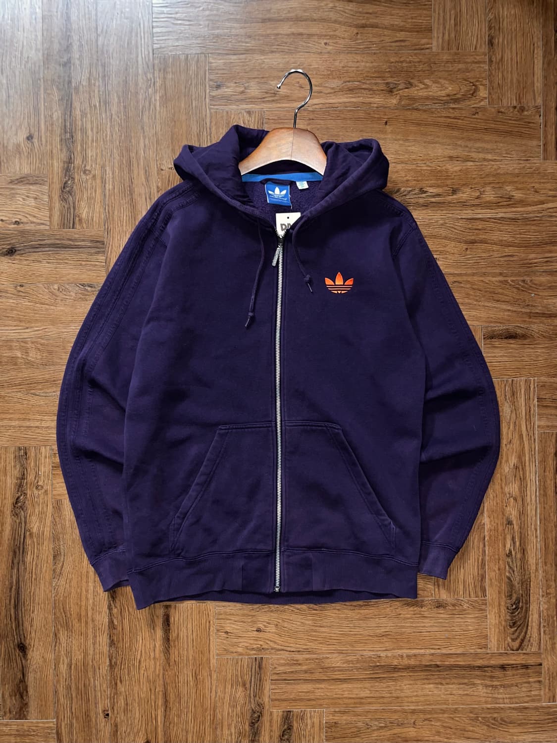 아디다스 퍼플 후드집업 상품이미지4