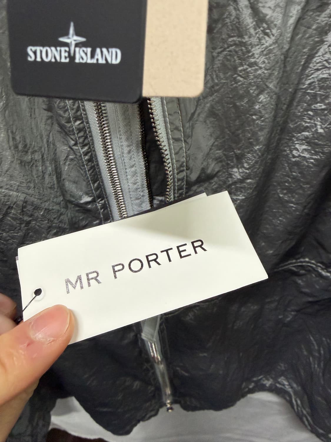 스톤아일랜드 나일론 메탈 에코닐 자켓 [XXL] 상품이미지6