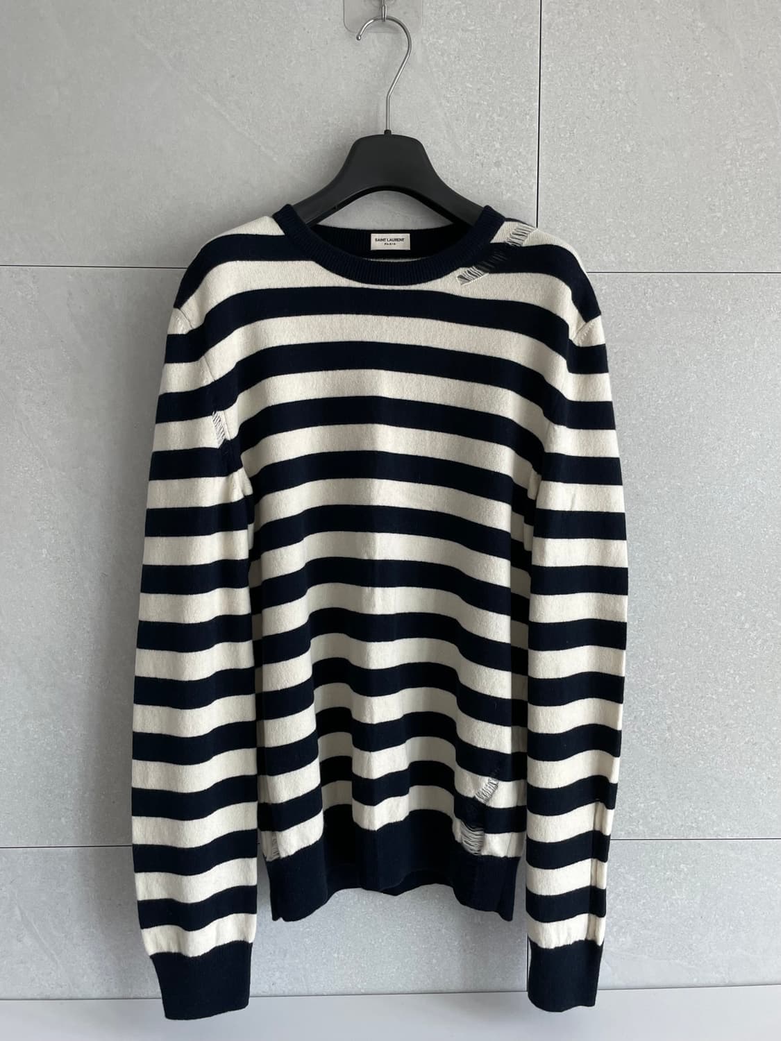 생로랑 디스 스트라이프 니트 상품이미지2