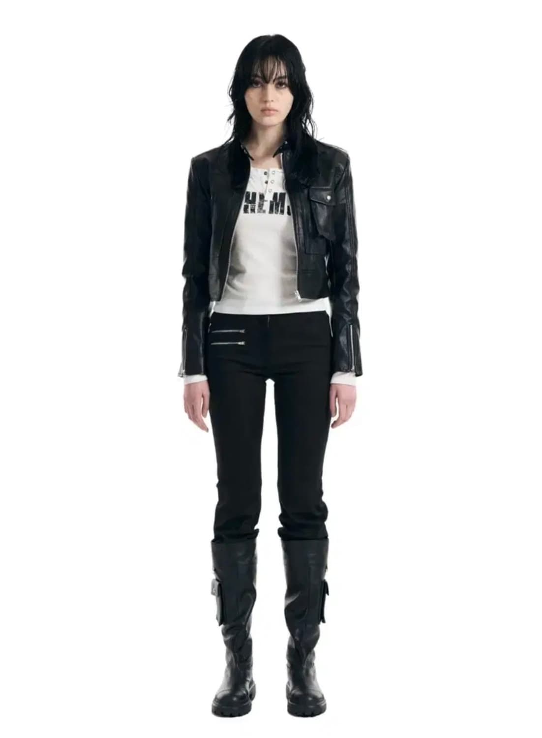 보헤미안서울 patch biker jacket 상품이미지2