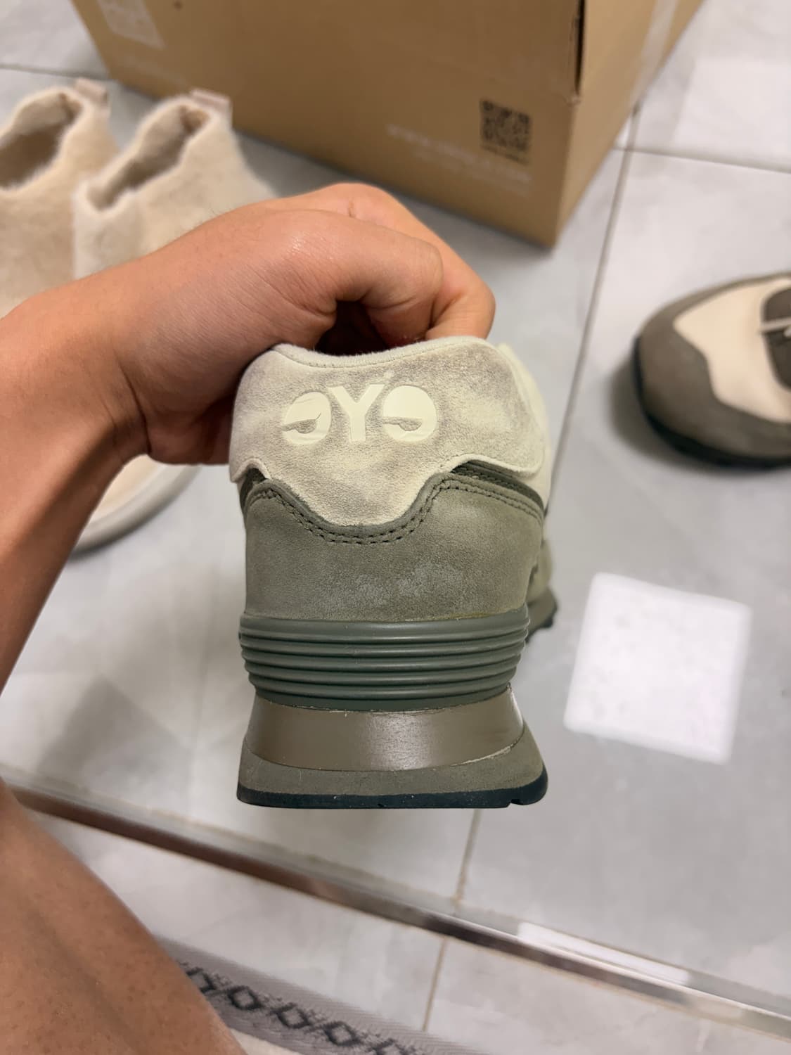 뉴발란스 574 준야 와타나베 카키 280 상품이미지5