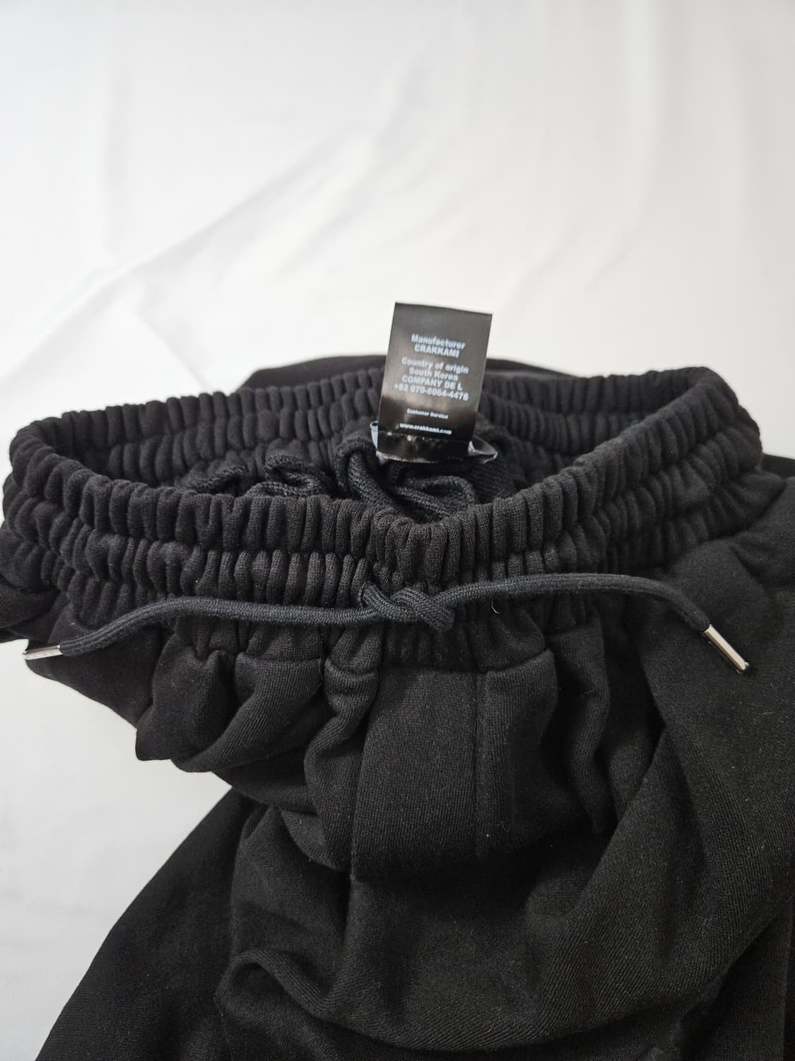 크랙엠아이 와플 트레이닝 파이핑 와이드 스트링팬츠 바지 2 상품이미지7