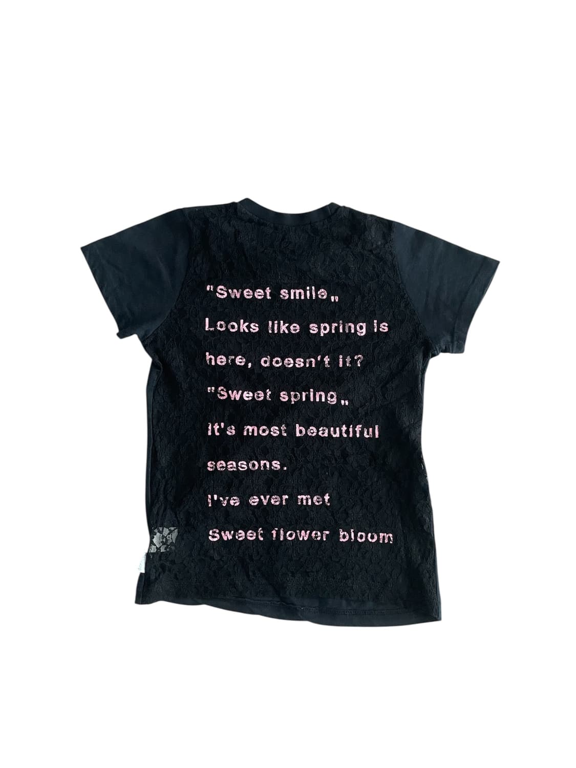 백 레이스 시스루 티 상품이미지1