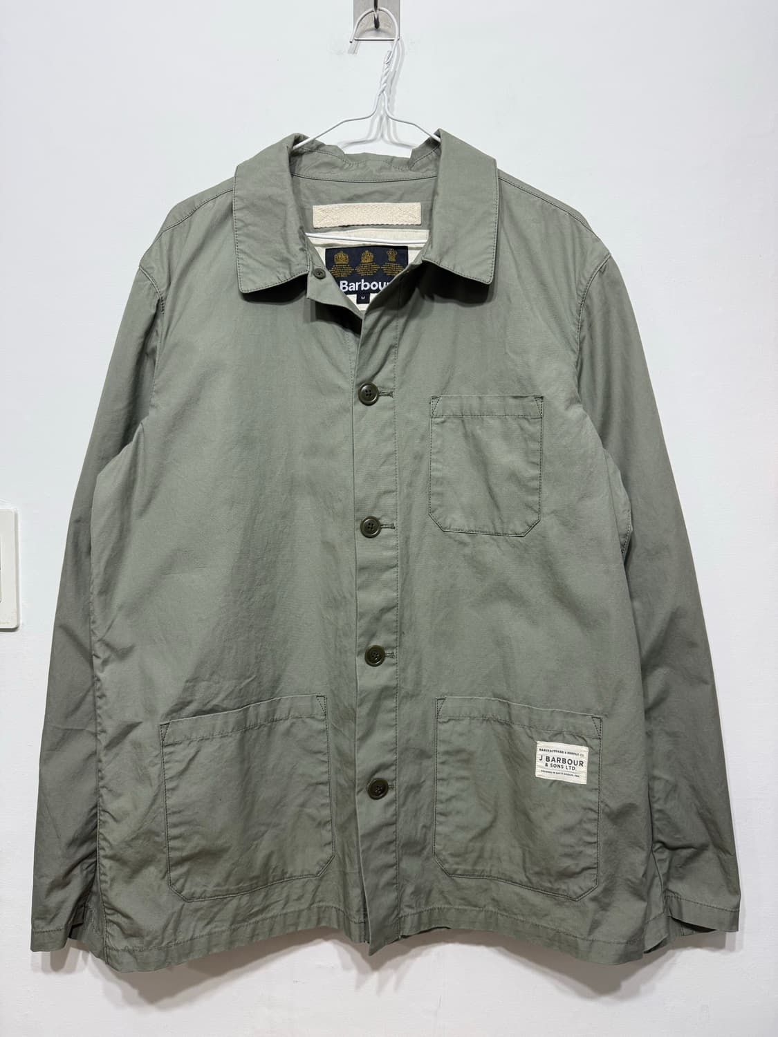 바버 BARBOUR 토이어 캐주얼 자켓 논왁스 매장택 M 상품이미지1