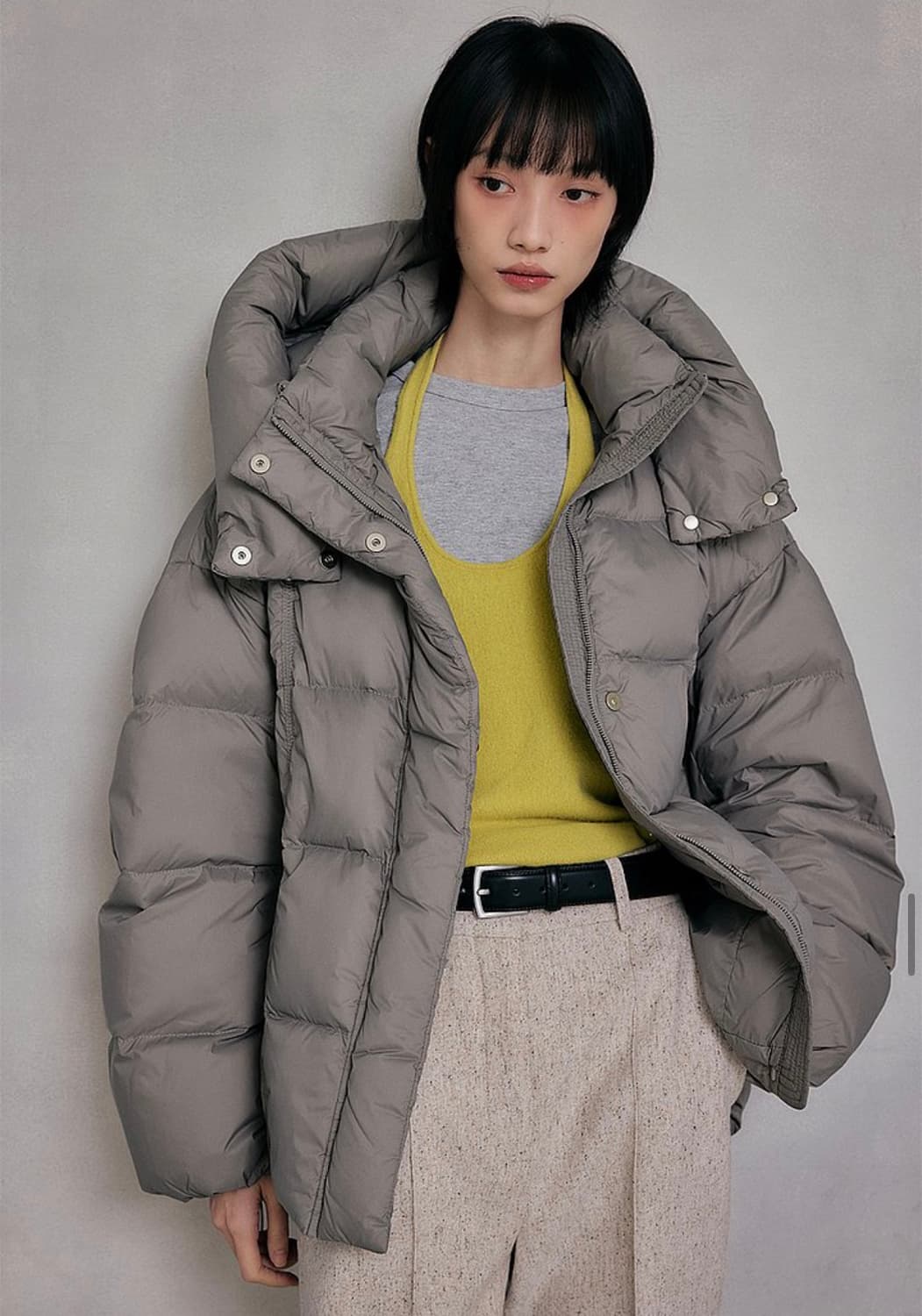 레프트서울 패딩 그레이 (새상품) 상품이미지3