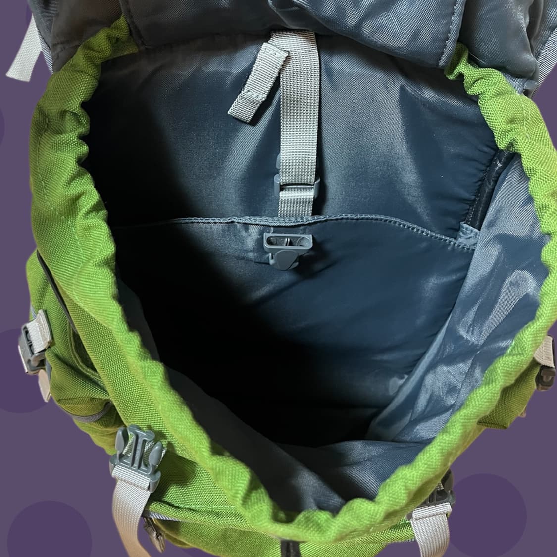 L.L.Bean 엘엘빈 빈티지 그린 백팩 상품이미지6