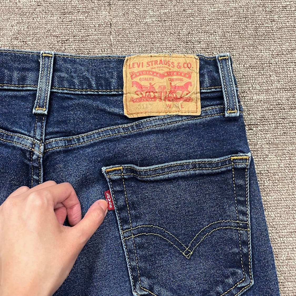 (29) Levi's 리바이스 511 데님 쇼츠 반바지 상품이미지7