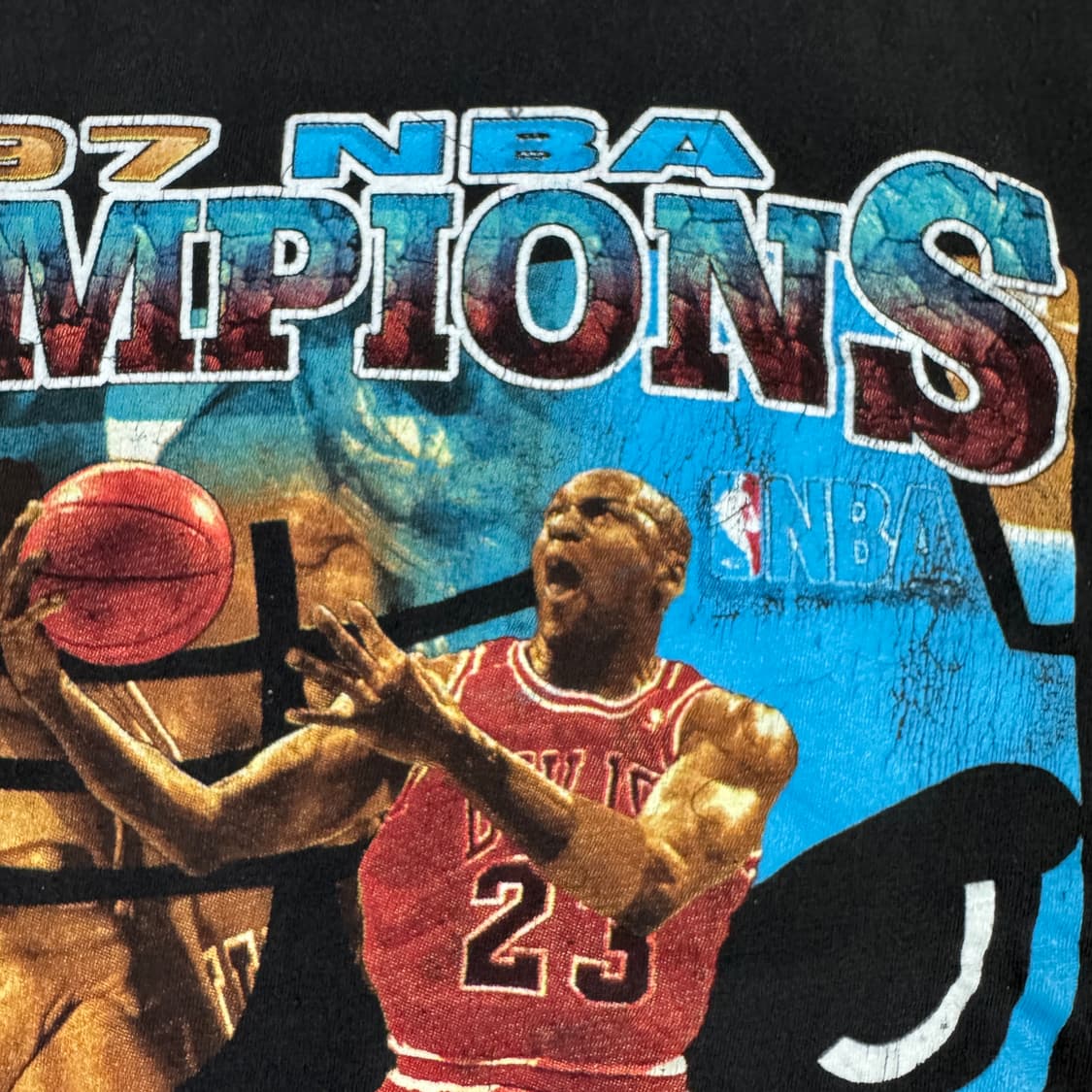 빈티지 90s Chicago Bulls Rap Tee 시카고불스 랩티셔츠 상품이미지5