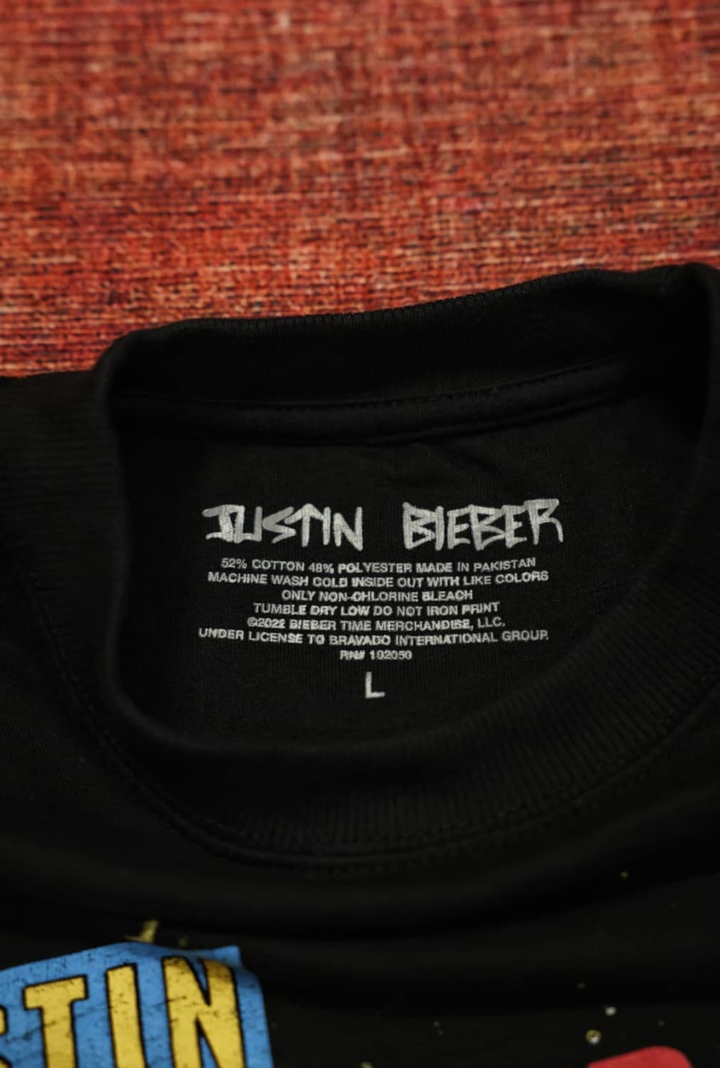 저스틴비버 anyone 스웻셔츠 상품이미지4