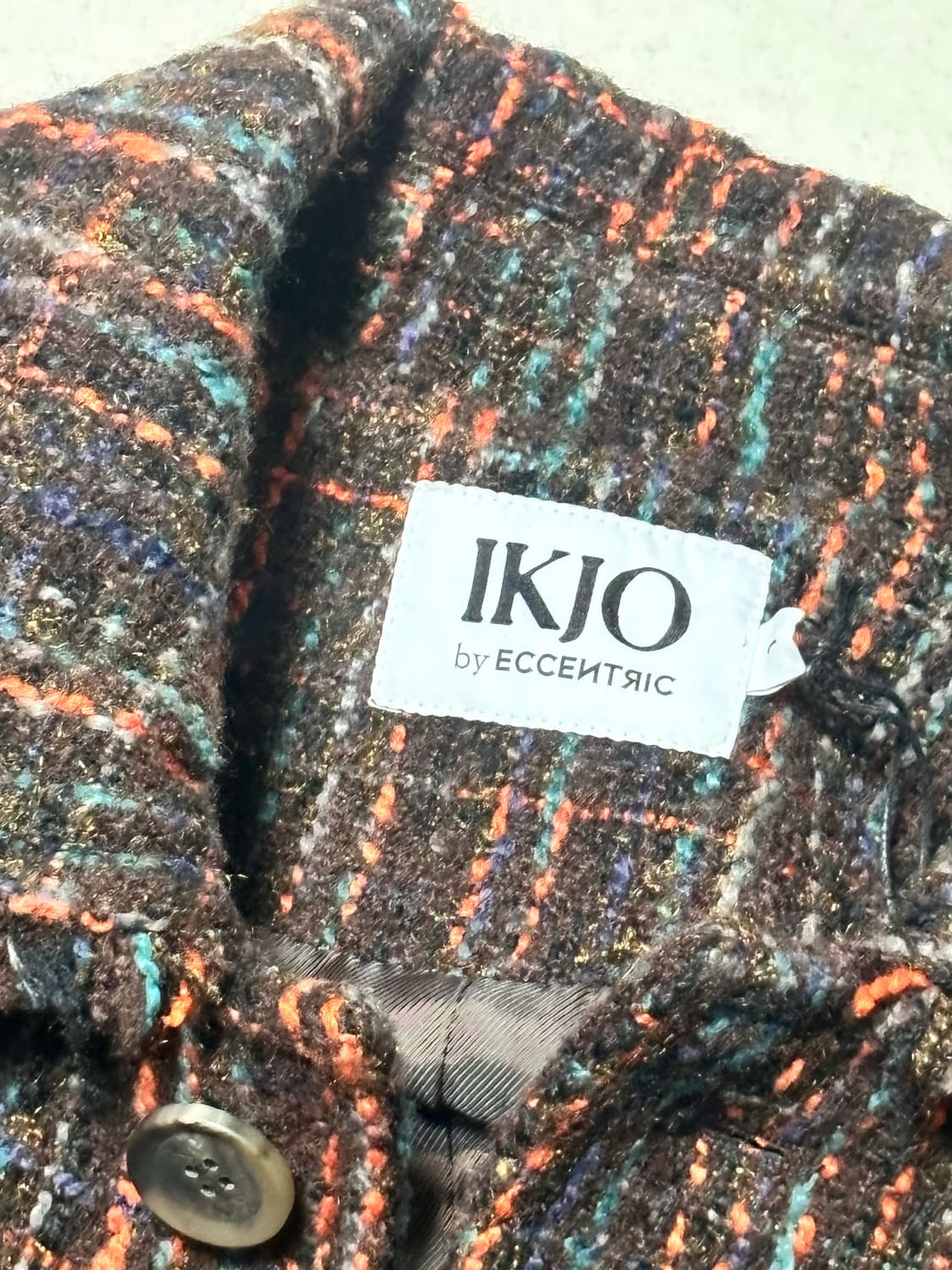 익조 울 프린지 트위드 자켓 상품이미지3