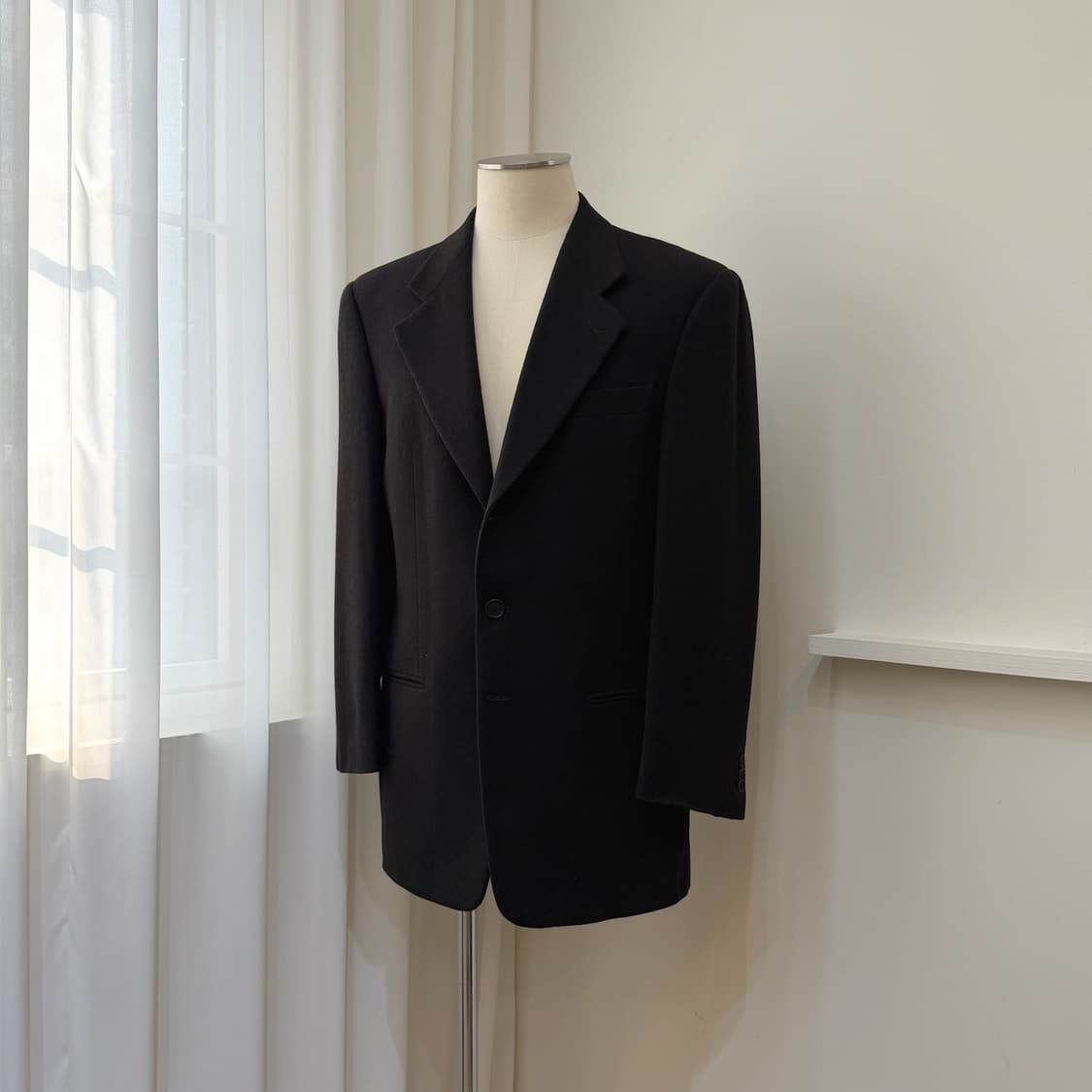 조르지오 아르마니 브라운 헤링본 자켓 상품이미지3