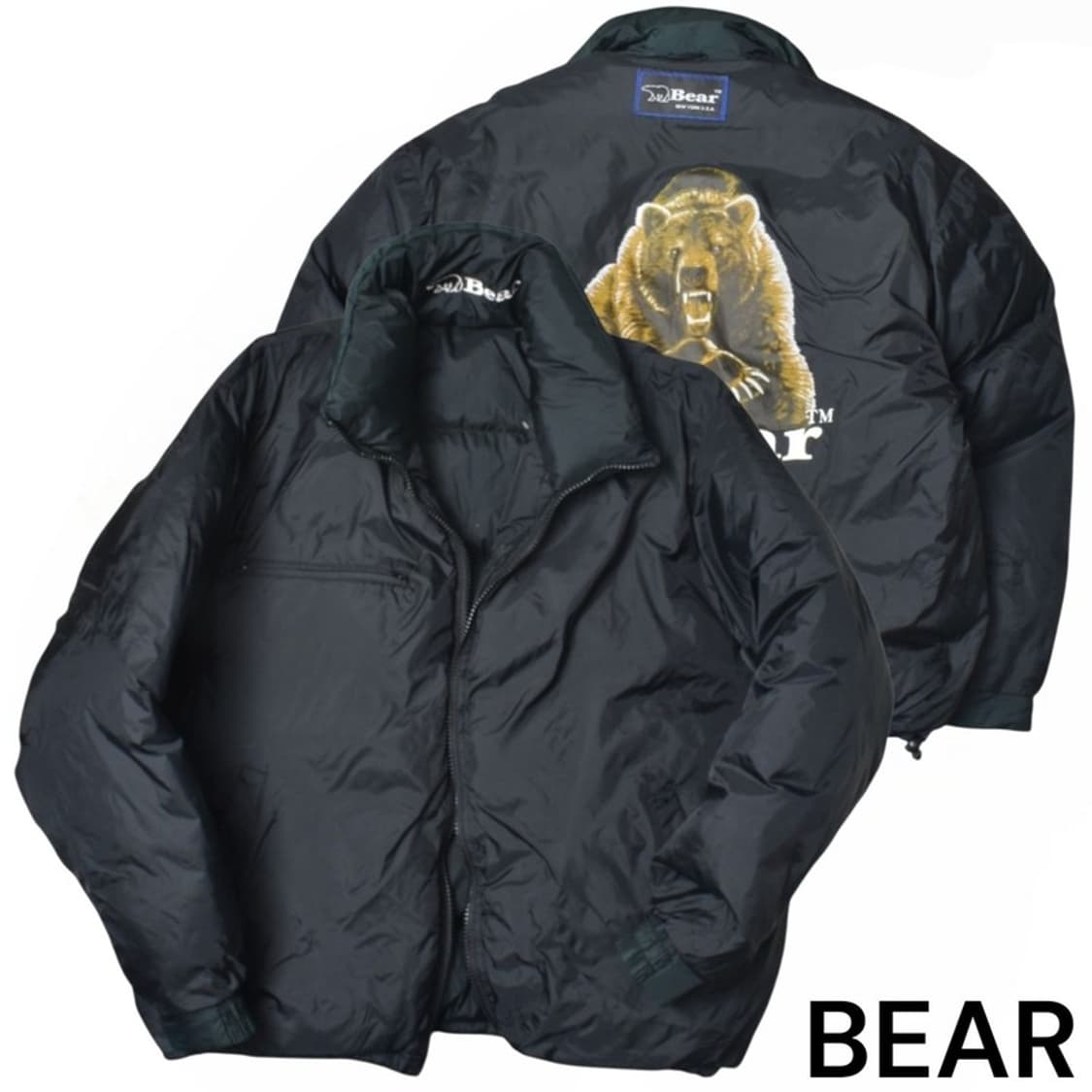 90S 베어 USA 리버시블 패딩 덕다운 자켓 N1269 상품이미지1