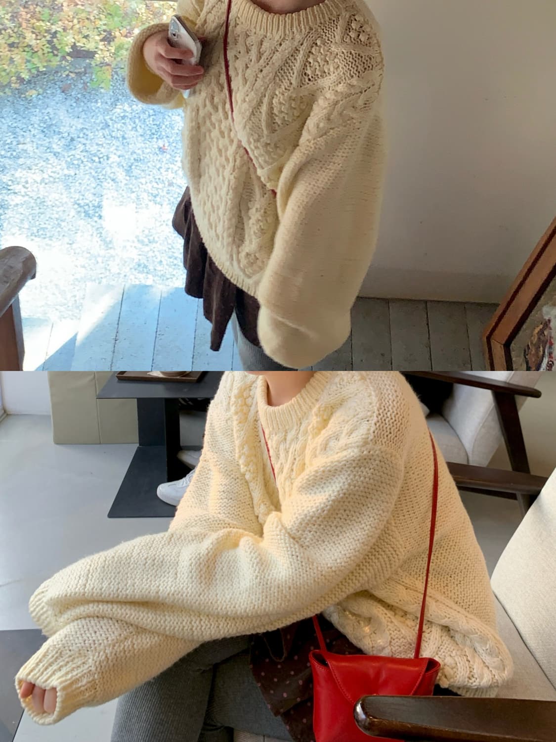 빈티지 니트 스웨터 상품이미지3