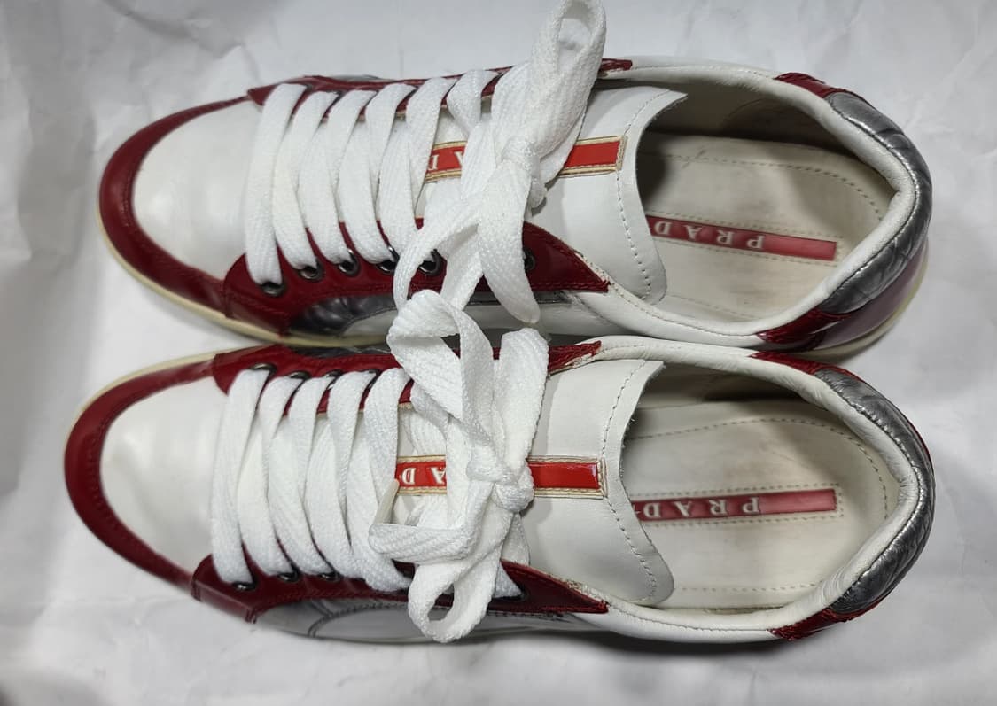 프라다 가죽스니커즈  7 1/2사이즈(260~265) 상품이미지3