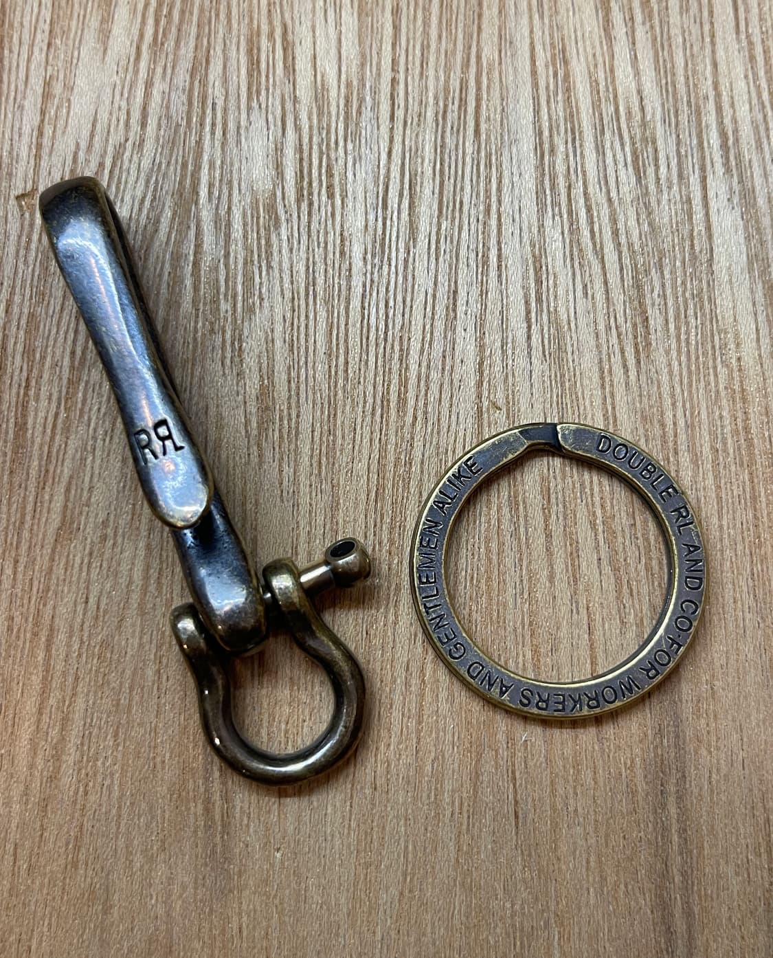 RRL Vintage brass keyring 상품이미지1