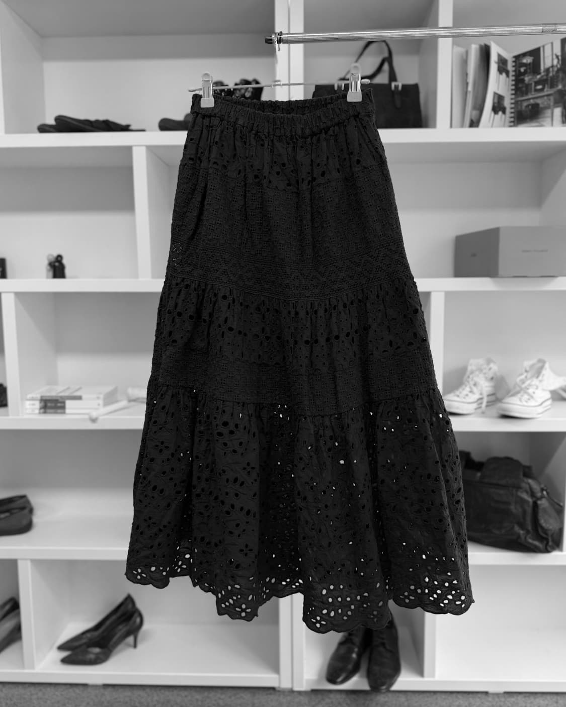 lena 펀칭 스커트 상품이미지1