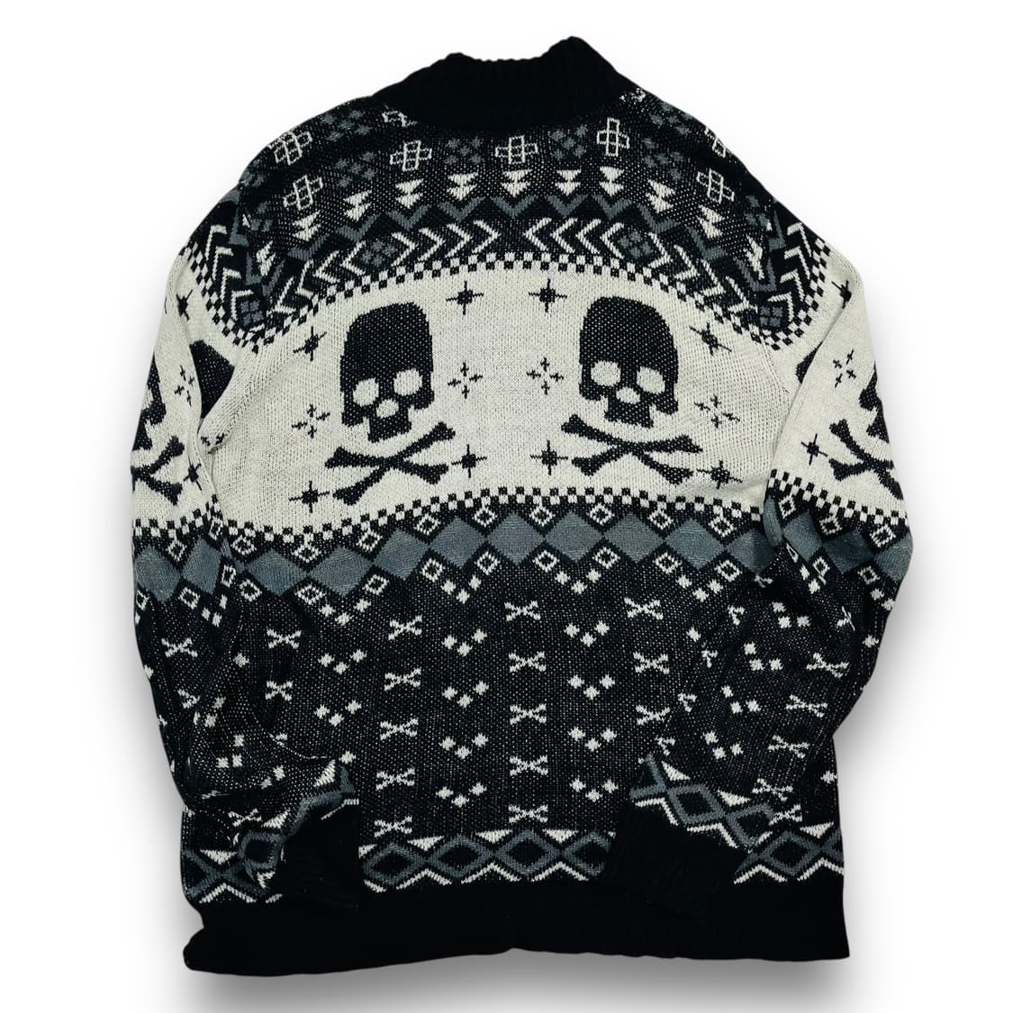 Beau Mere Punk skeleton knit zip-up 상품이미지5