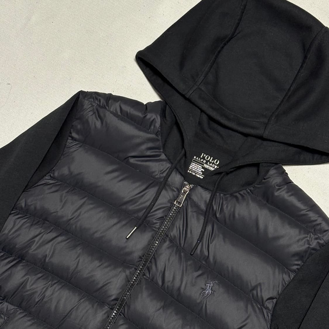S 폴로 랄프로렌 블랙 퍼포먼스 패딩 후드  상품이미지1