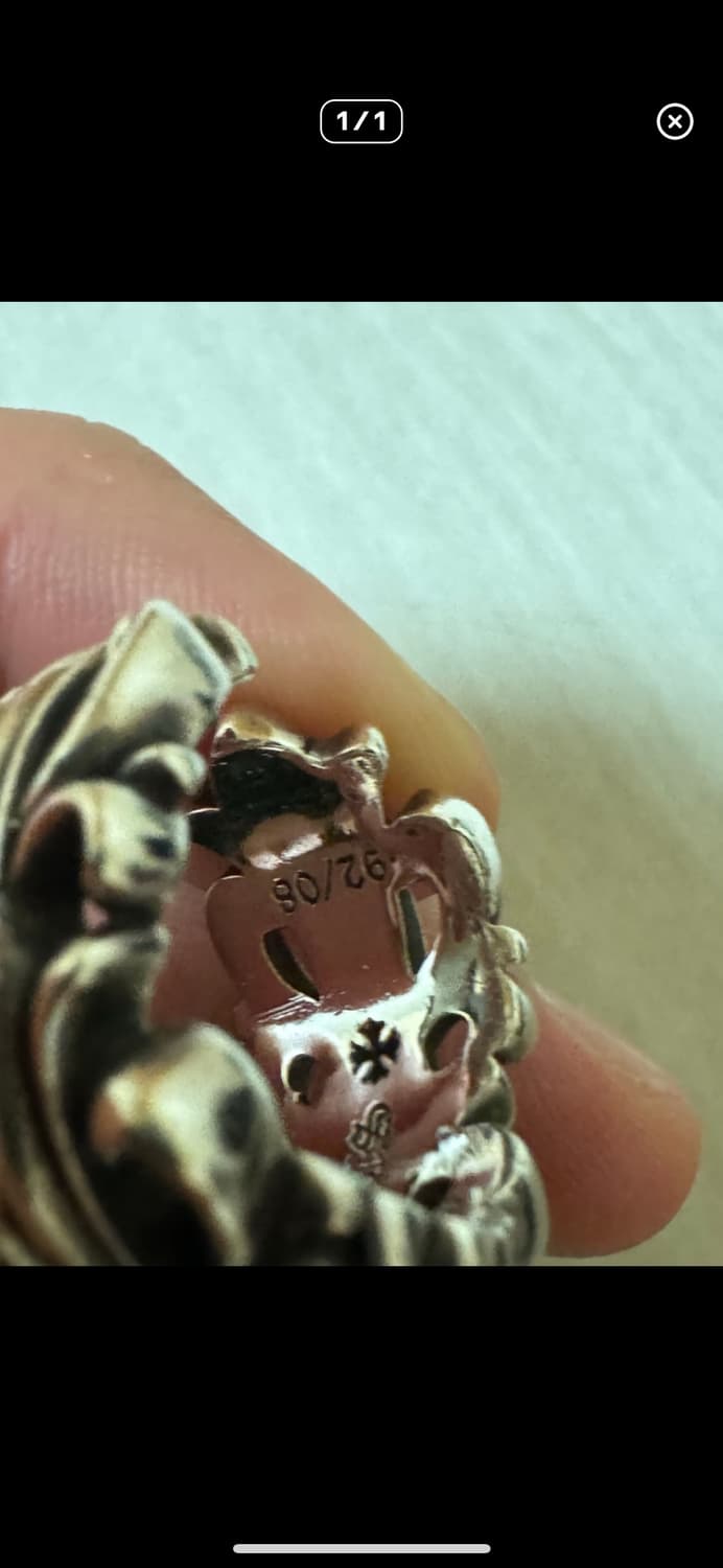 (국내14호) 크롬하츠 더블플로랄링 상품이미지7