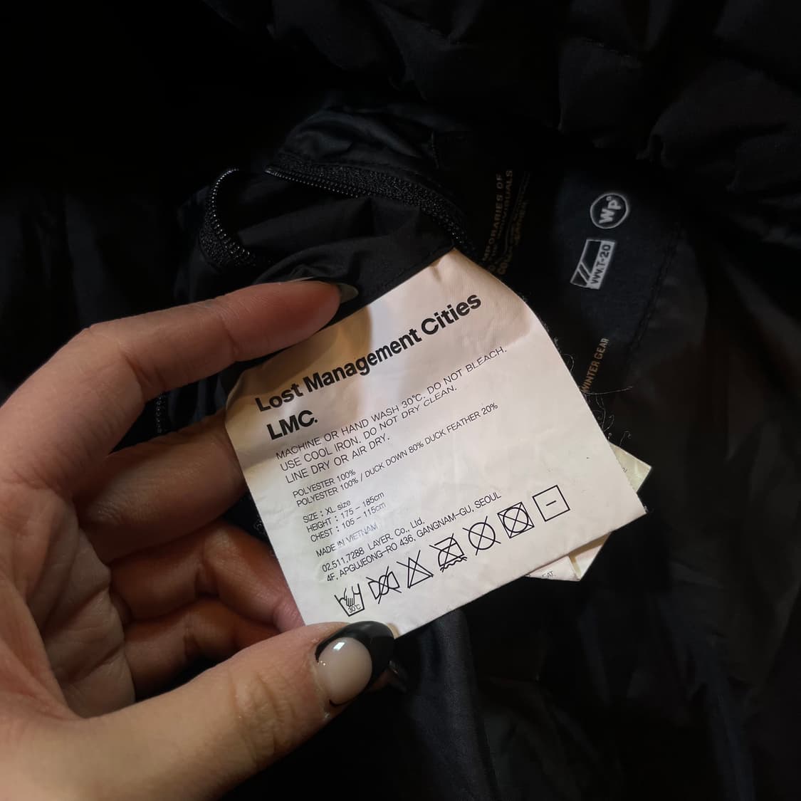 Lmc 엘엠씨 덕다운 패딩 상품이미지4
