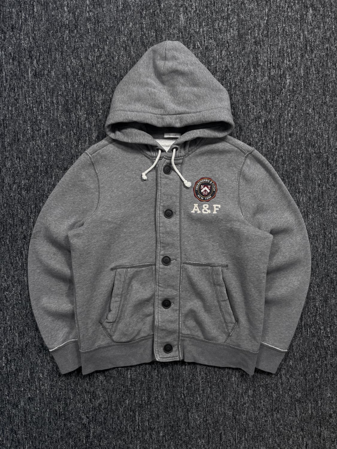 아베크롬비 그레이 후드 자켓 상품이미지4